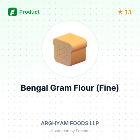 Bengal Gram Flour (Fine) – summary card, no photo uploaded yet