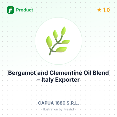 Bergamot and Clementine Oil Blend – summary card, no photo uploaded yet