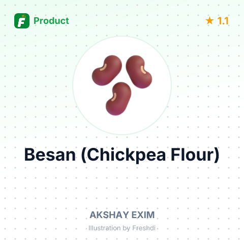Besan (Chickpea Flour) – summary card, no photo uploaded yet