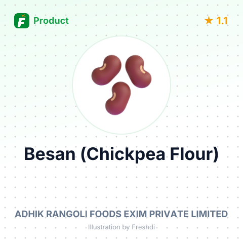 Besan (Chickpea Flour) – summary card, no photo uploaded yet