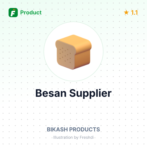 Besan (Gram Flour) – summary card, no photo uploaded yet