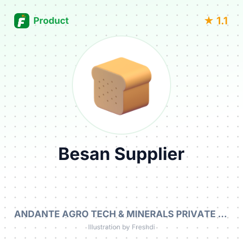 Besan (Gram Flour) – summary card, no photo uploaded yet