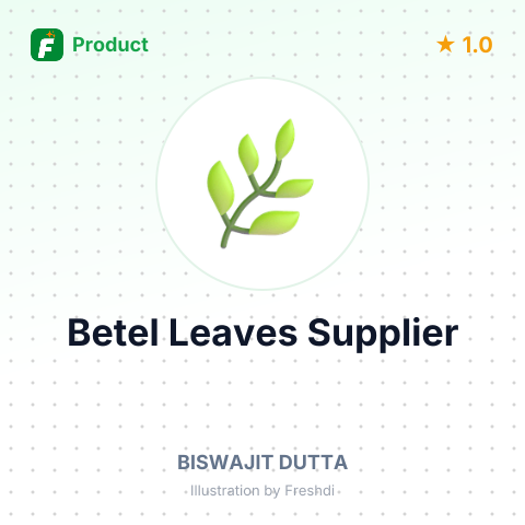 Betel Leaves (Topla) – summary card, no photo uploaded yet
