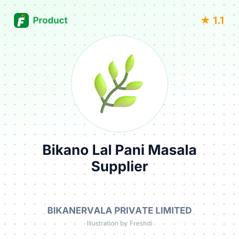 Bikano Lal Pani Masala – summary card, no photo uploaded yet