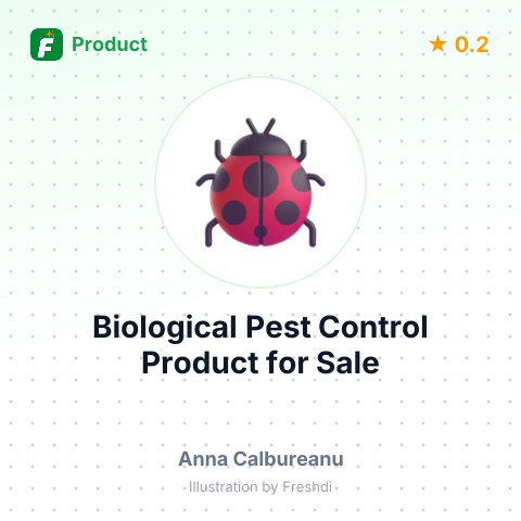 Biological Pest Control Product (Acaro Depredador) – summary card, no photo uploaded yet