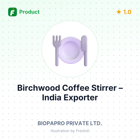 Birchwood Coffee Stirrer – summary card, no photo uploaded yet