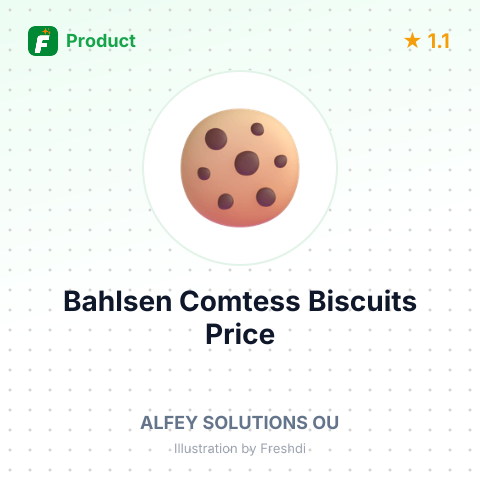 Biscuits 'Bahlsen Comtess' – summary card, no photo uploaded yet