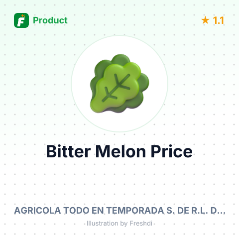 Bitter Melon (Momordica charantia) – summary card, no photo uploaded yet