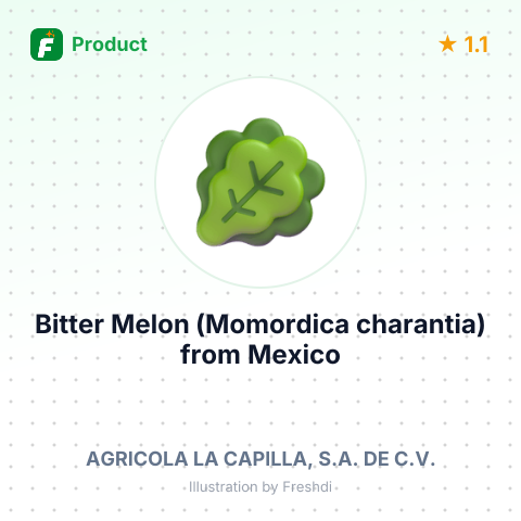 Bitter Melon (Momordica charantia) – summary card, no photo uploaded yet