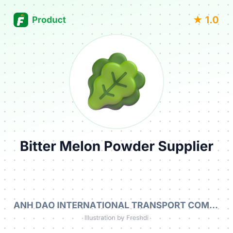 Bitter Melon Powder – summary card, no photo uploaded yet