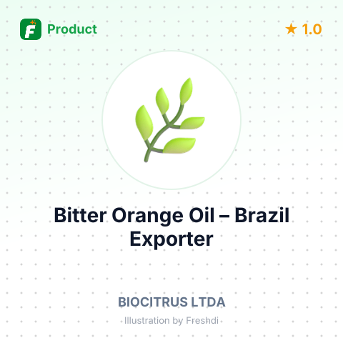 Bitter Orange Oil – summary card, no photo uploaded yet
