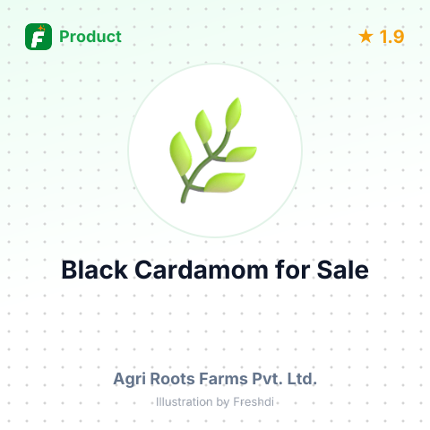 Black Cardamom – summary card, no photo uploaded yet