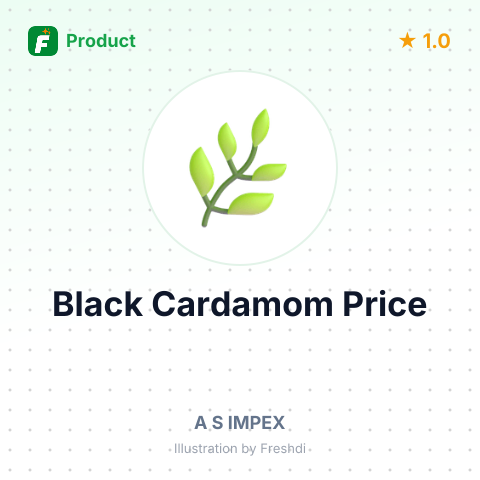 Black Cardamom – summary card, no photo uploaded yet