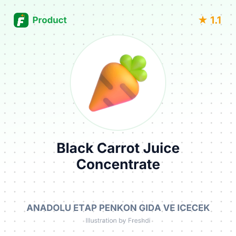 Black Carrot Juice Concentrate – summary card, no photo uploaded yet