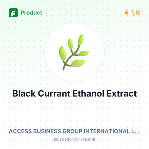 Black Currant Ethanol Extract – summary card, no photo uploaded yet