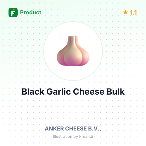 Black Garlic Cheese – summary card, no photo uploaded yet