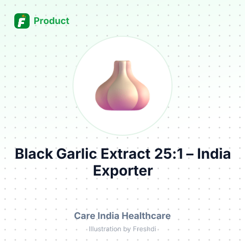 Black Garlic Extract 25:1 – summary card, no photo uploaded yet