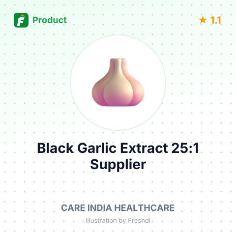Black Garlic Extract 25:1 – summary card, no photo uploaded yet
