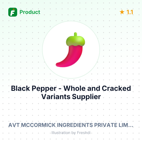 Black Pepper - Whole and Cracked Variants – summary card, no photo uploaded yet