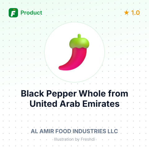 Black Pepper Whole – summary card, no photo uploaded yet
