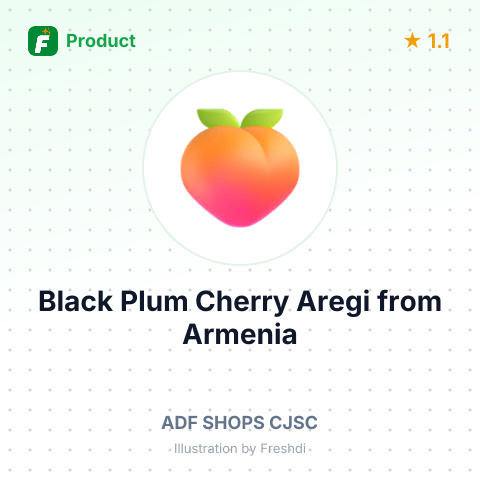 Black Plum Cherry Aregi – summary card, no photo uploaded yet