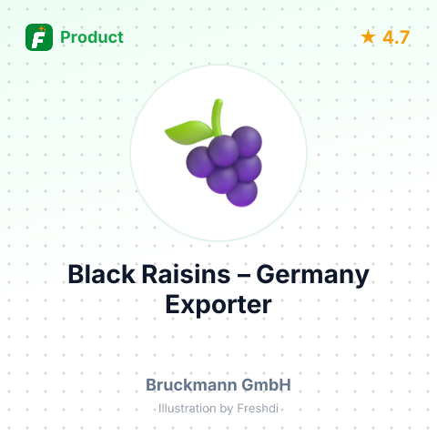 Black Raisins – summary card, no photo uploaded yet