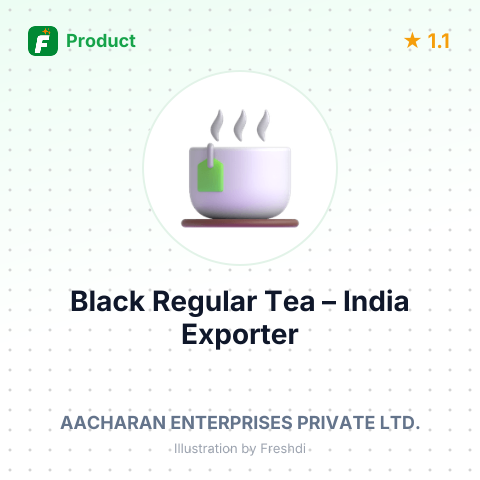 Black Regular Tea – summary card, no photo uploaded yet