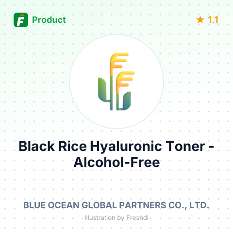 Black Rice Hyaluronic Toner - Alcohol-Free – summary card, no photo uploaded yet