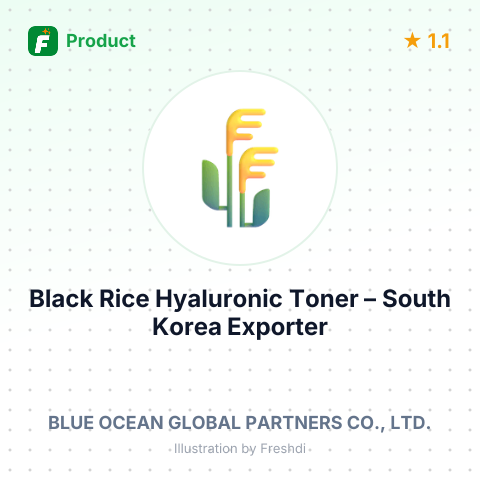Black Rice Hyaluronic Toner – summary card, no photo uploaded yet
