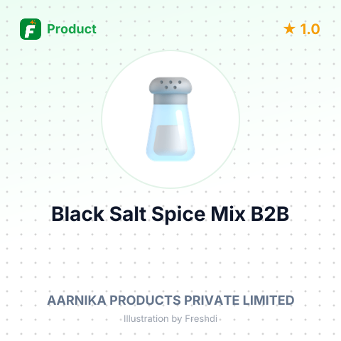 Black Salt Spice Mix – summary card, no photo uploaded yet