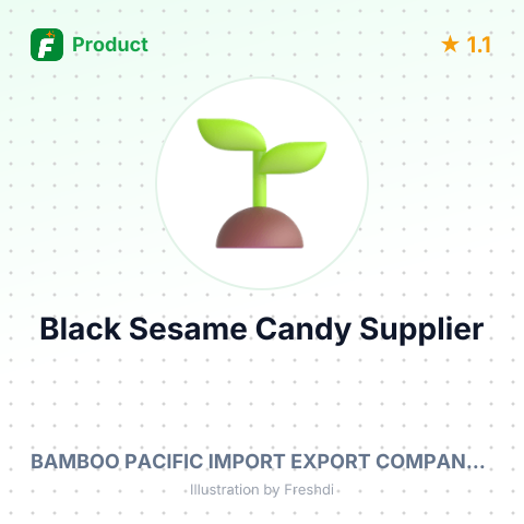 Black Sesame Candy – summary card, no photo uploaded yet