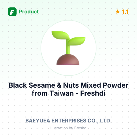 Black Sesame & Nuts Mixed Powder – summary card, no photo uploaded yet