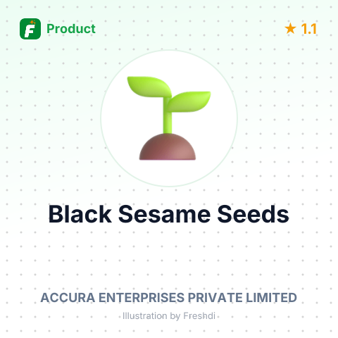 Black Sesame Seeds – summary card, no photo uploaded yet