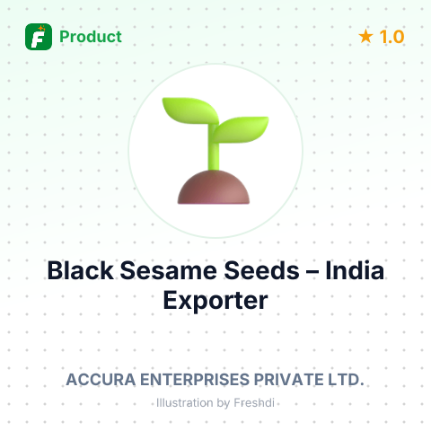 Black Sesame Seeds – summary card, no photo uploaded yet