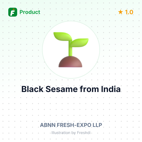 Black Sesame – summary card, no photo uploaded yet