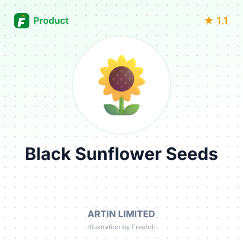 Black Sunflower Seeds – summary card, no photo uploaded yet