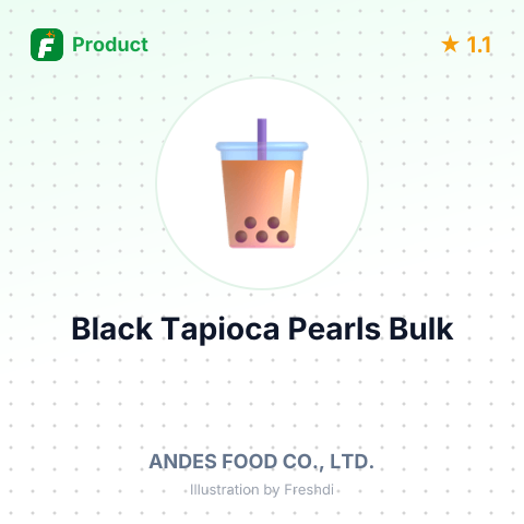 Black Tapioca Pearls – summary card, no photo uploaded yet