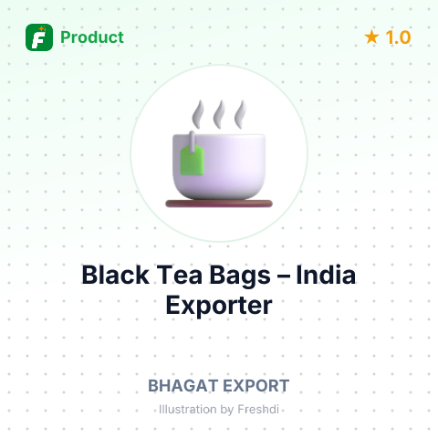 Black Tea Bags – summary card, no photo uploaded yet
