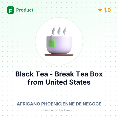 Black Tea - Break Tea Box – summary card, no photo uploaded yet