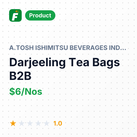 Black Tea - Darjeeling Tea Bags – summary card, no photo uploaded yet