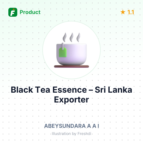 Black Tea Essence – summary card, no photo uploaded yet