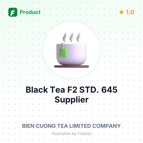 Black Tea F2 STD. 645 – summary card, no photo uploaded yet