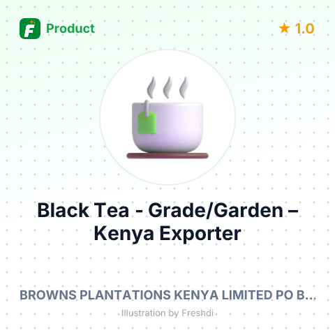 Black Tea - Grade/Garden – summary card, no photo uploaded yet