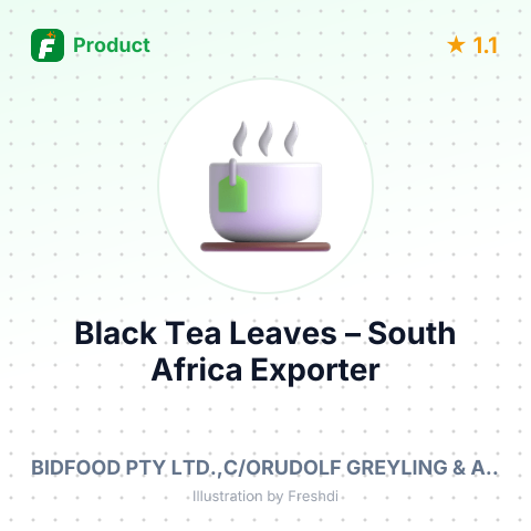 Black Tea Leaves – summary card, no photo uploaded yet