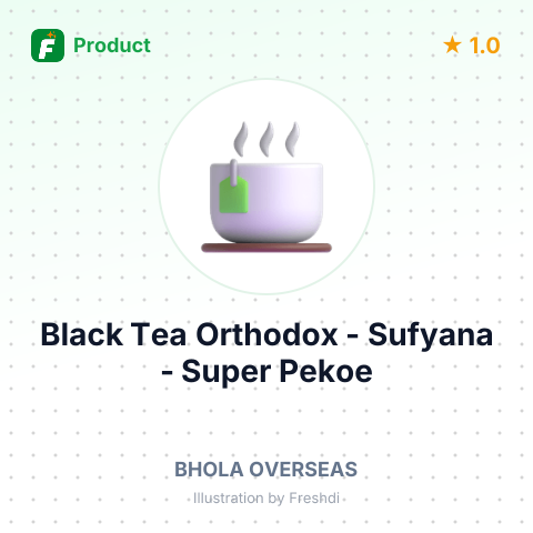 Black Tea Orthodox - Sufyana - Super Pekoe – summary card, no photo uploaded yet