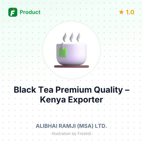 Black Tea Premium Quality – summary card, no photo uploaded yet