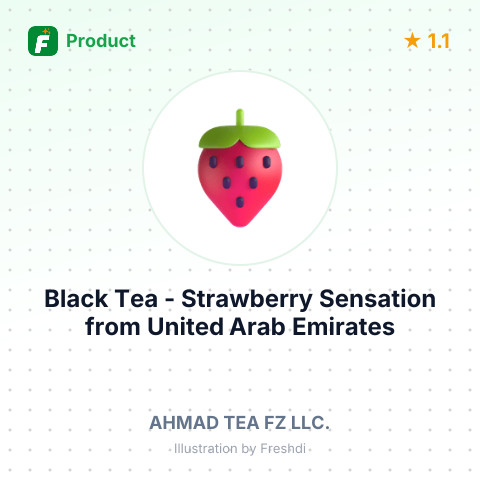 Black Tea - Strawberry Sensation – summary card, no photo uploaded yet