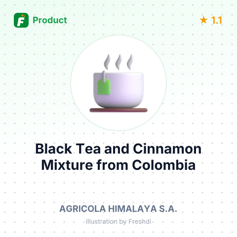 Black Tea and Cinnamon Mixture – summary card, no photo uploaded yet