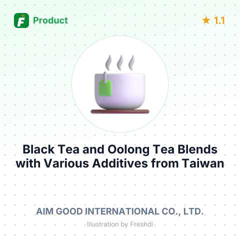 Black Tea and Oolong Tea Blends with Various Additives – summary card, no photo uploaded yet