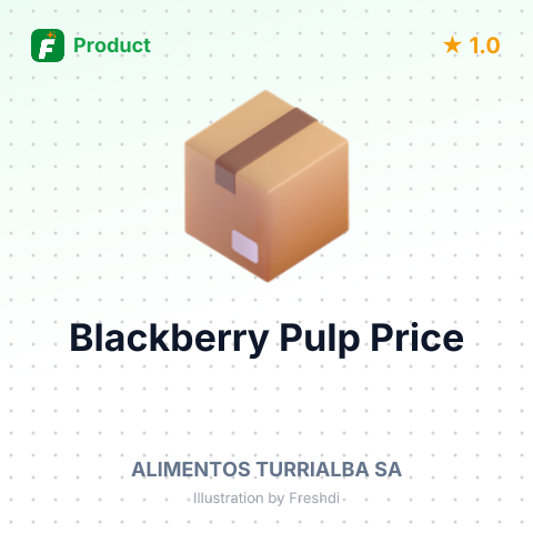 Blackberry Pulp – summary card, no photo uploaded yet